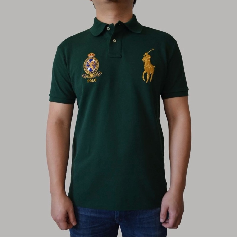 Polo by Ralph Lauren Green Polo Shirt - Picture 3 of 3